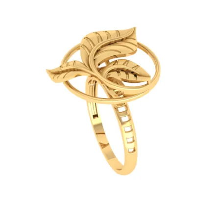 14KT Impeccably Designed Dazzling Gold Ring