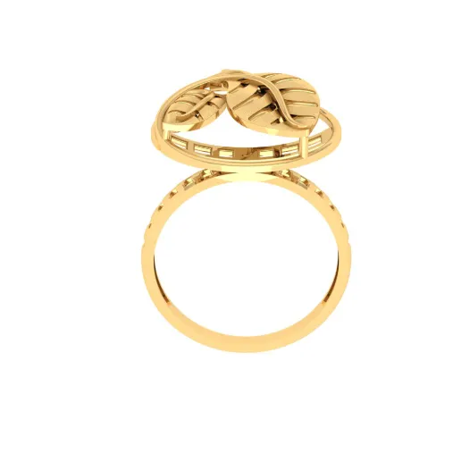 14KT Impeccably Designed Dazzling Gold Ring