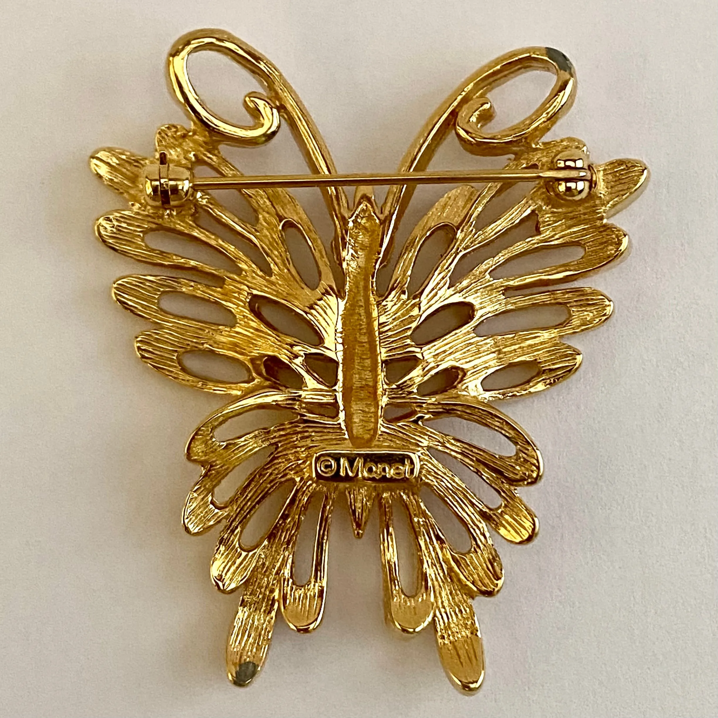 1980s Monet Butterfly Brooch