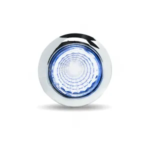 3/4" Twist on Dual Revolution Amber Marker to Blue Auxiliary LED Light With Reflector