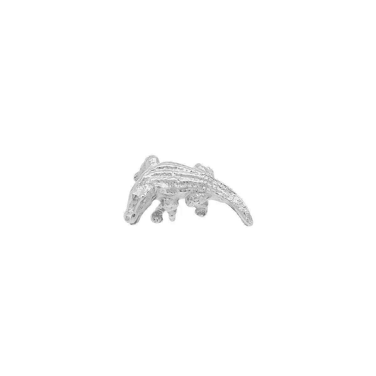 Alligator Threaded Flat Back Earring | .9GMS | Single