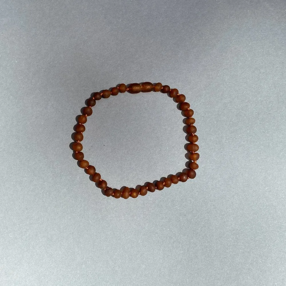 Amber anklet - For you - 25 cm