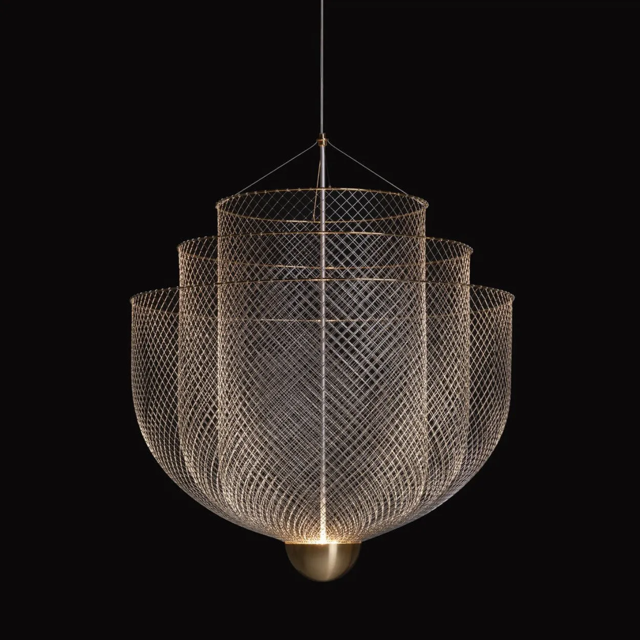 ANKUR MENSH MODERN MESH NET CONTEMPORARY CHANDELIER