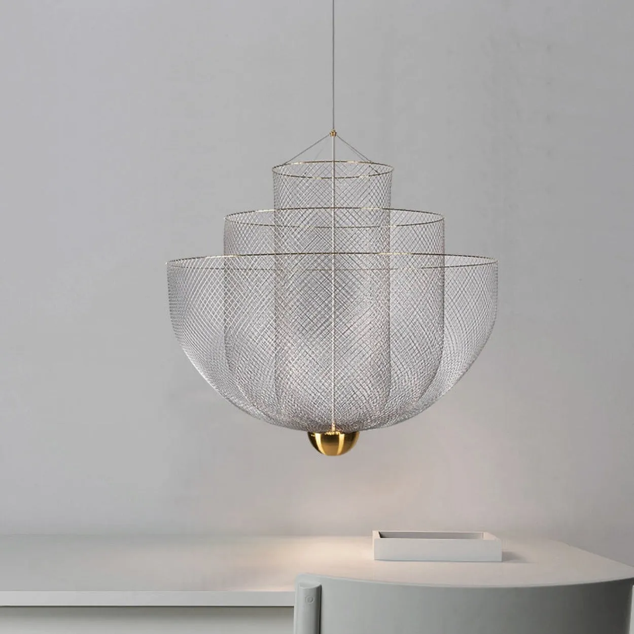 ANKUR MENSH MODERN MESH NET CONTEMPORARY CHANDELIER