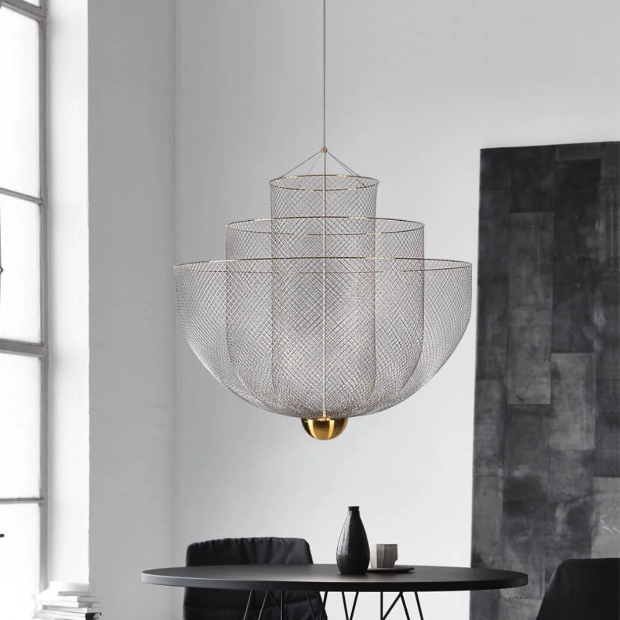 ANKUR MENSH MODERN MESH NET CONTEMPORARY CHANDELIER