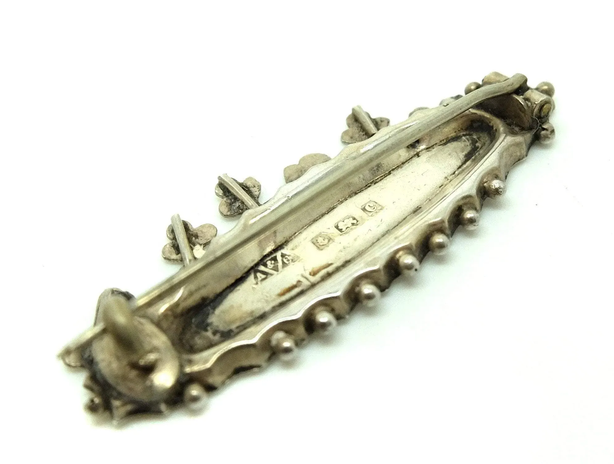 Antique Victorian (1837-1901) 'Alice' Sterling Silver Name Brooch