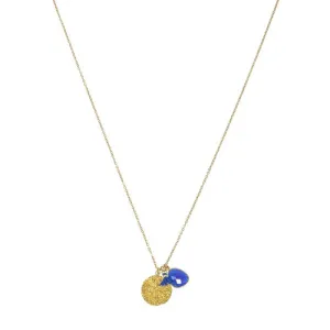 Ashiana Gold Coin & Gemstone Charm Necklace