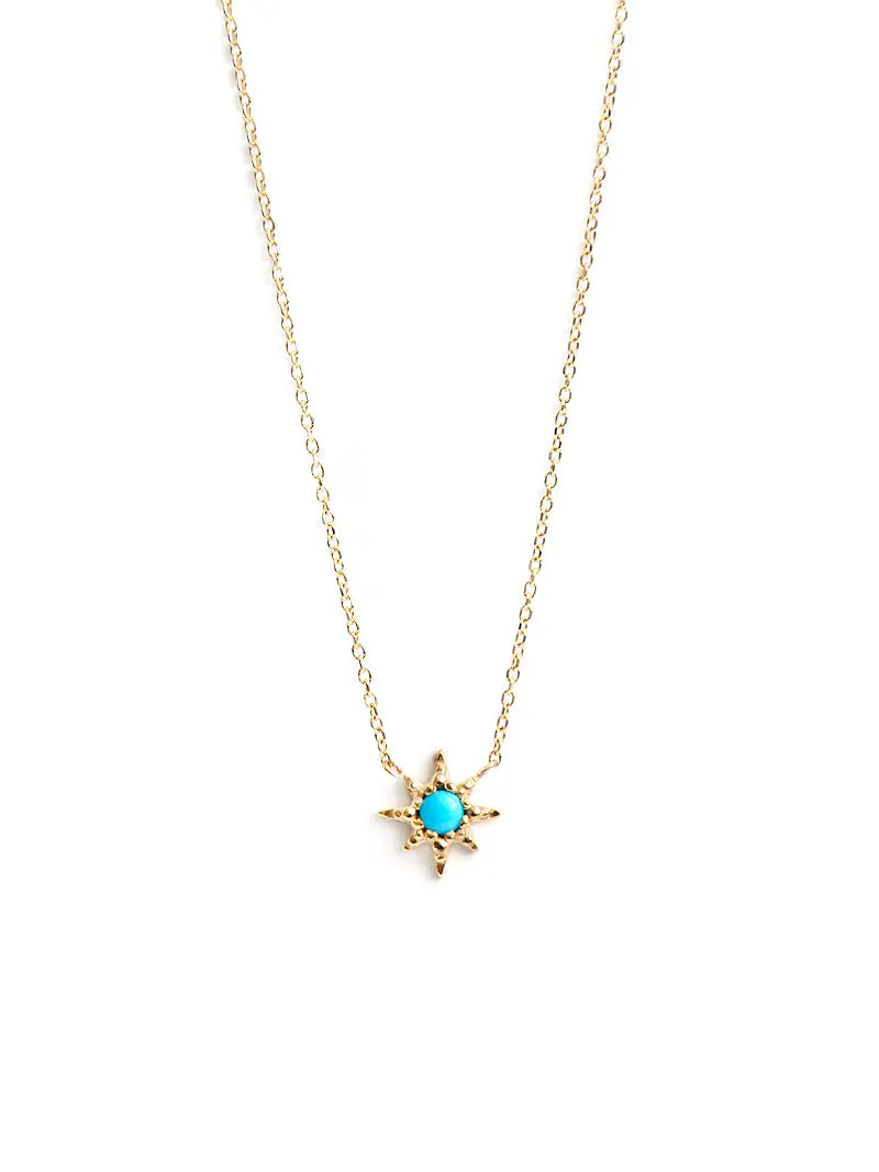 Aztec Micro Starburst Necklace