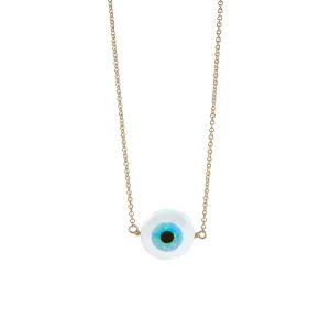 bara boheme | Medium "EVIL EYE" Opal Necklace