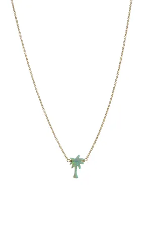 bara boheme | "PALM TREE" Opal Necklace