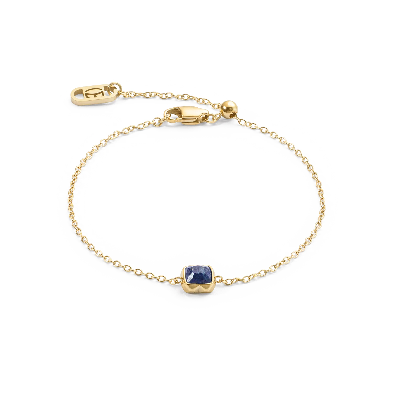 Birthstone September Bracelet Lapis Lazuli Gold