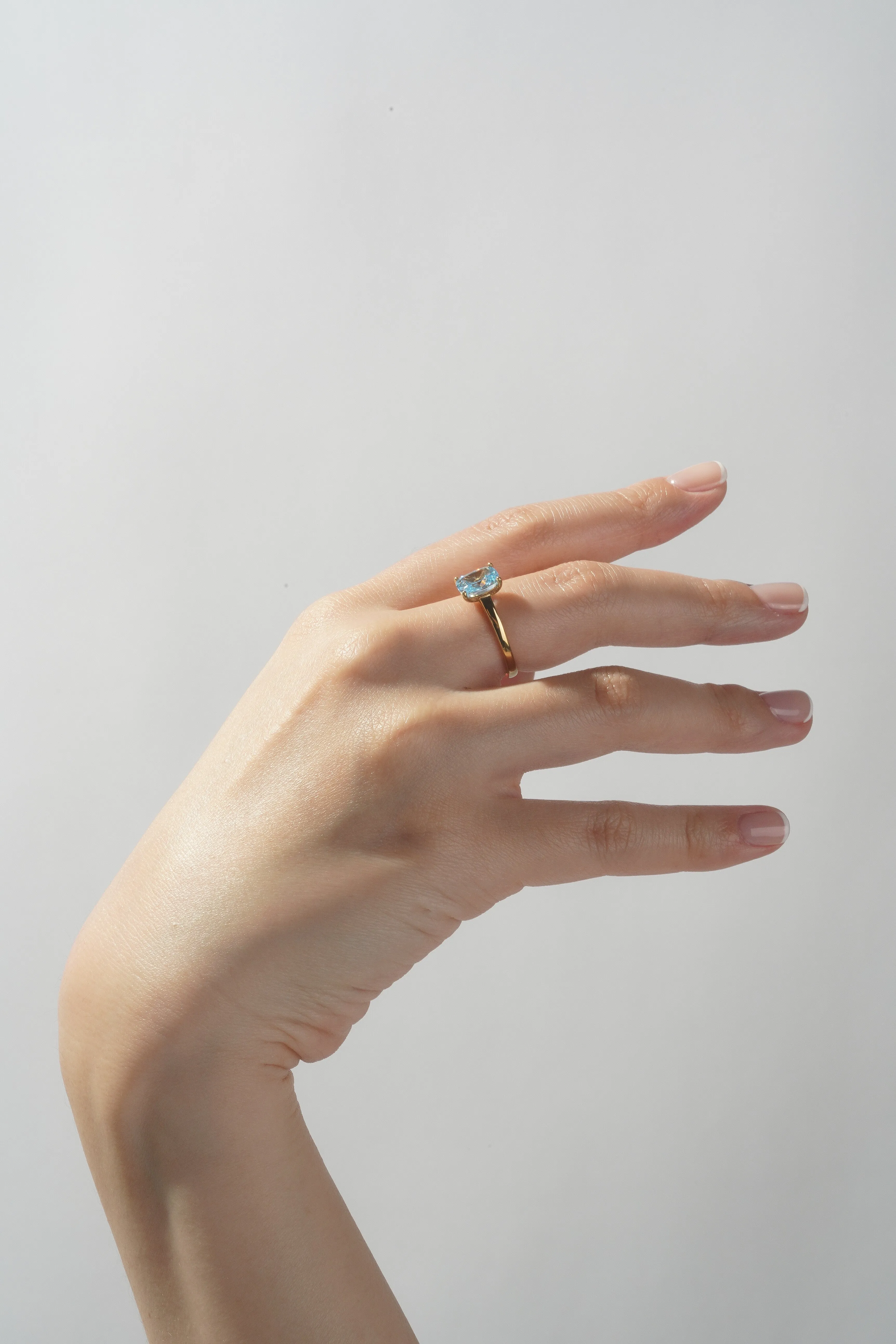 Blue Baby Cocktail Ring