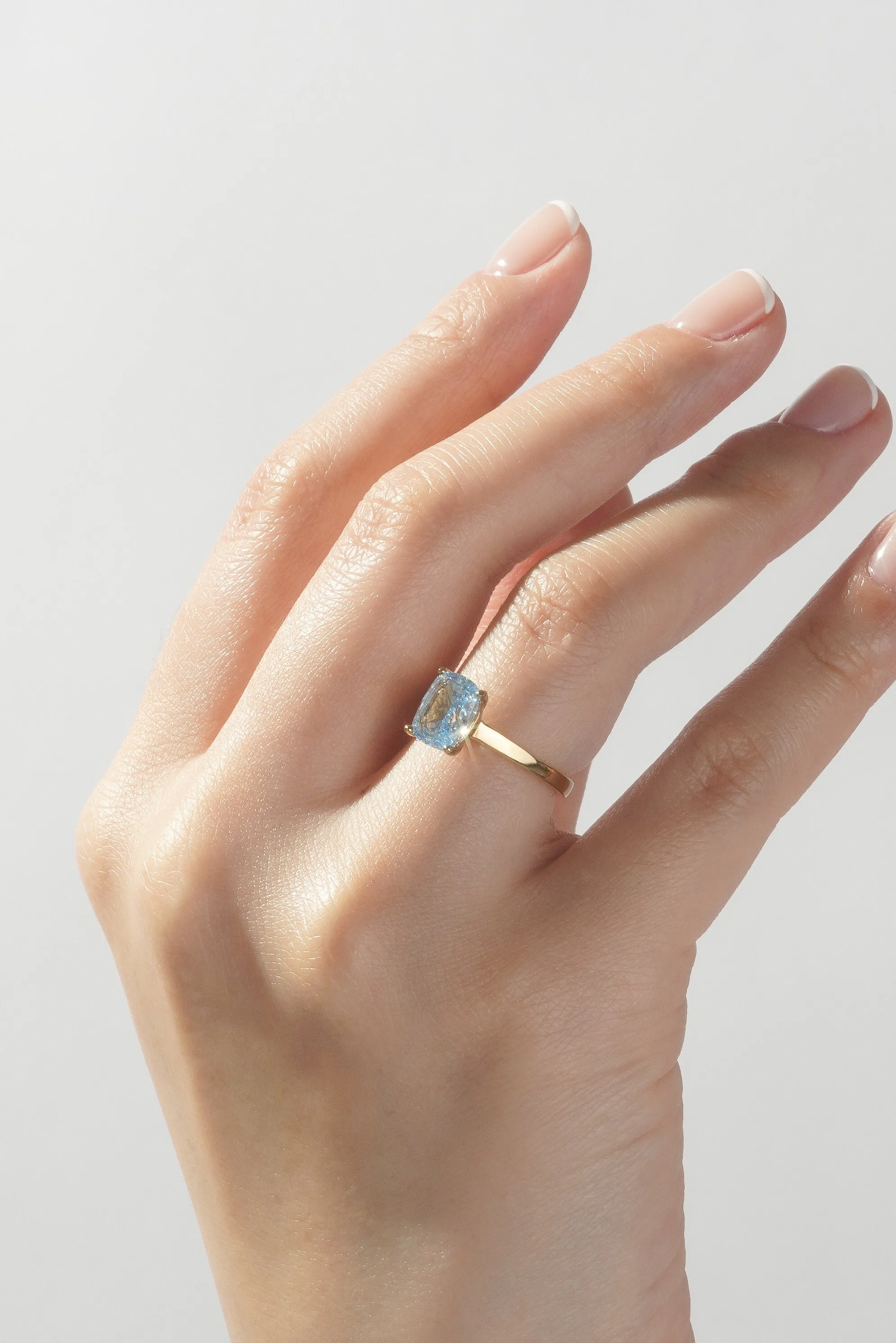 Blue Baby Cocktail Ring