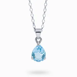 Blue Topaz Necklace