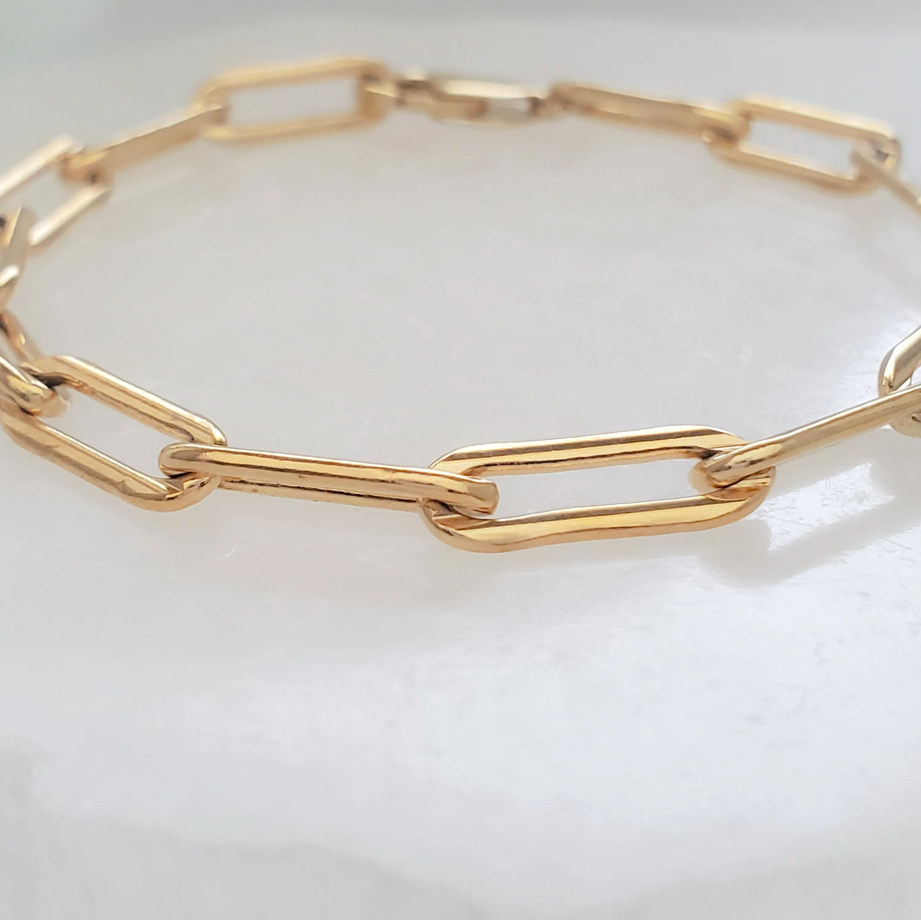 Bold Paperclip Link Bracelet