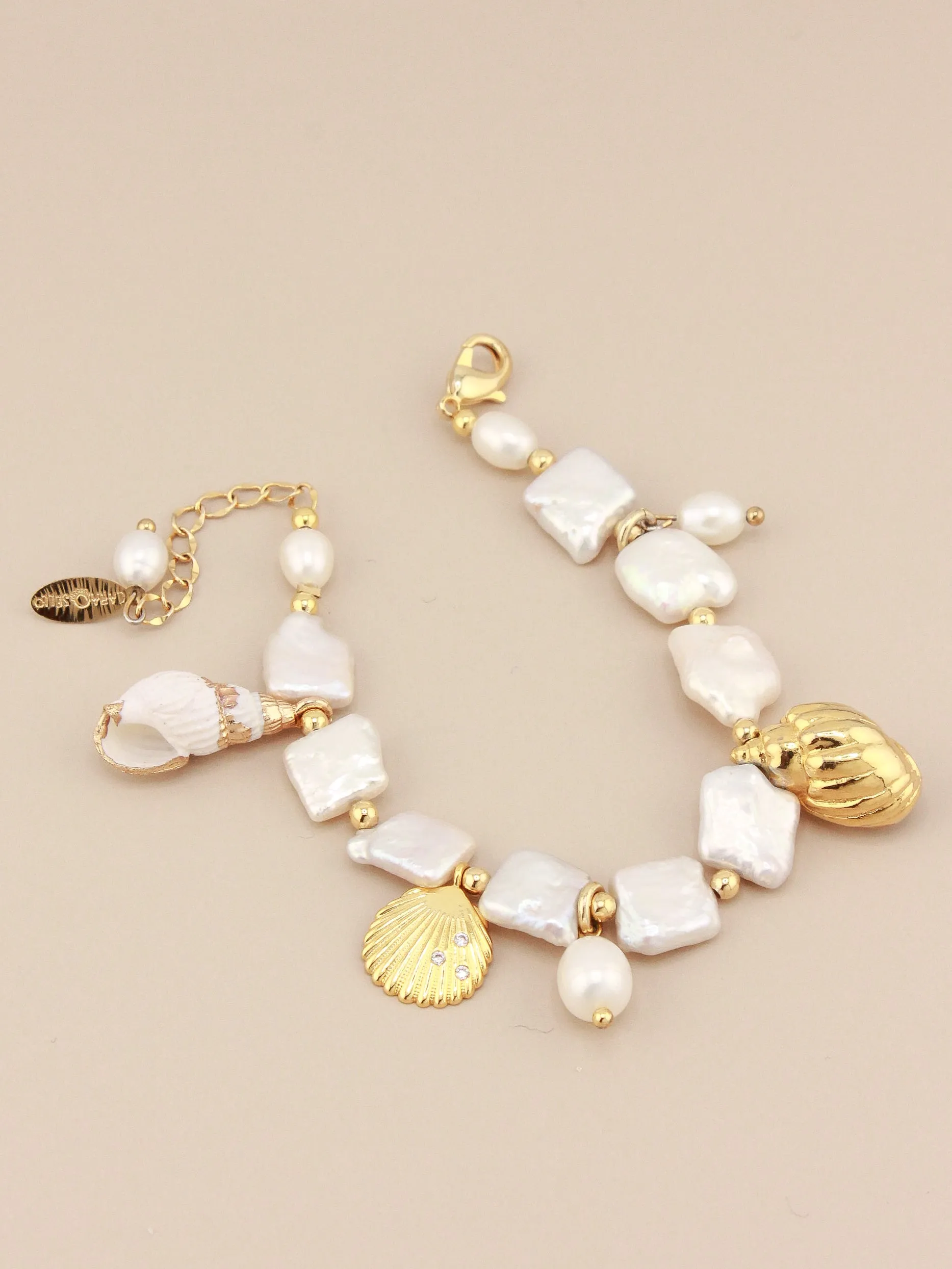 Charm Pearl Bracelet