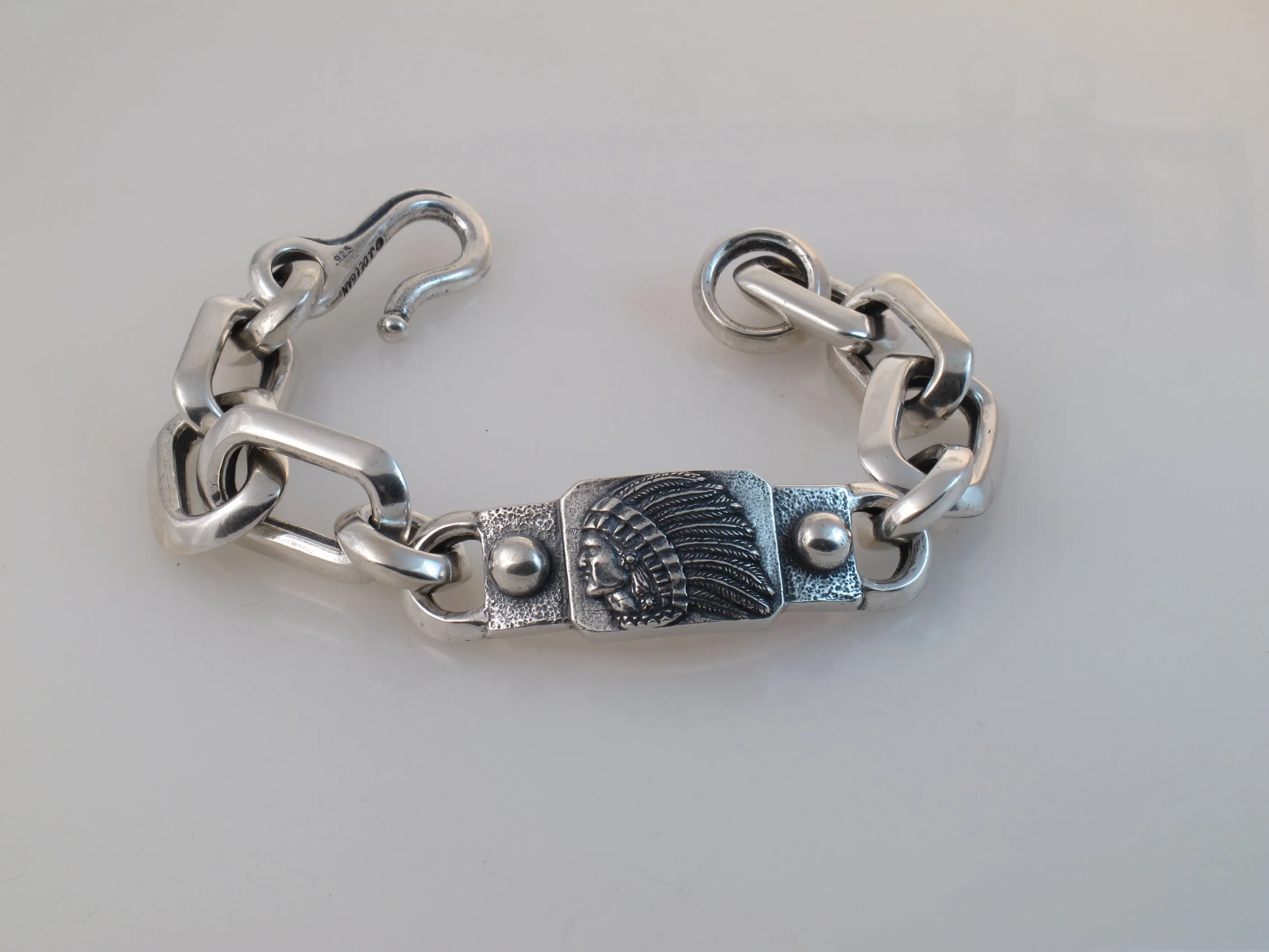 #DB-17 Big Chief ID Link Bracelet