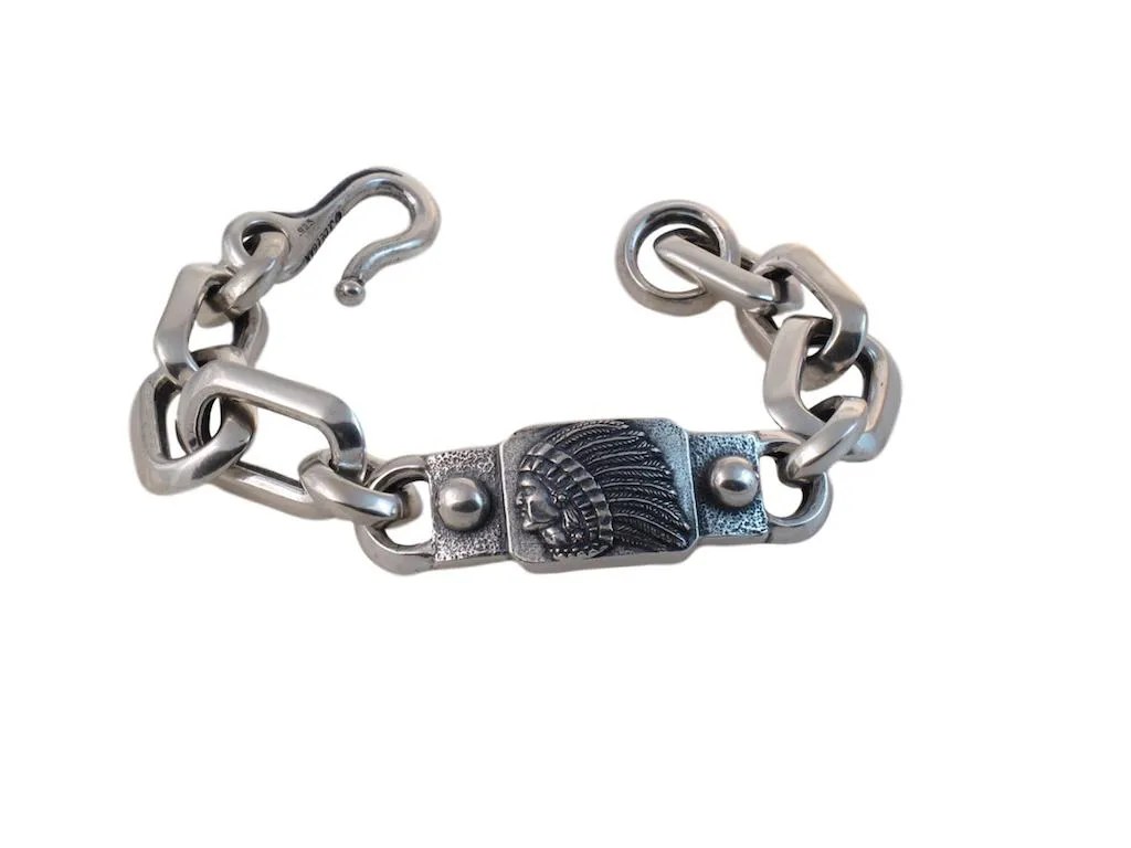 #DB-17 Big Chief ID Link Bracelet