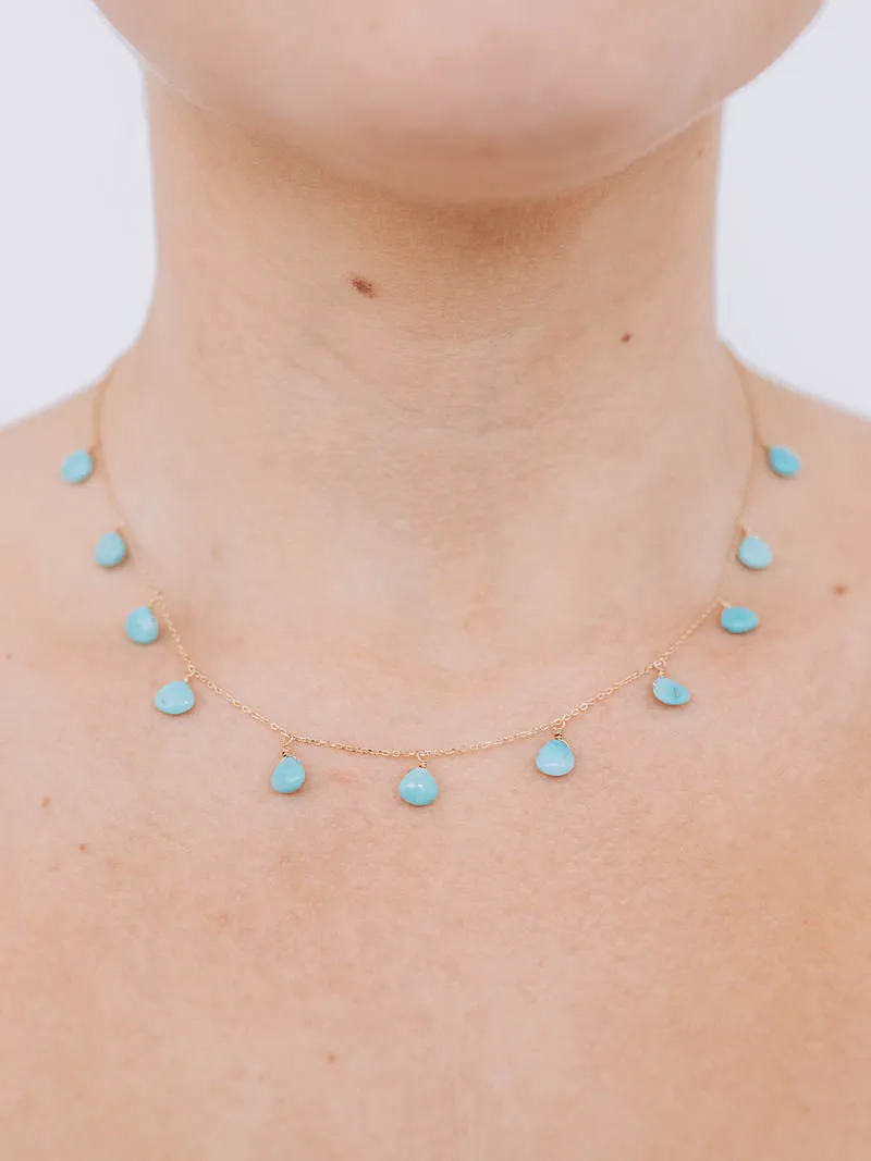 Droplet Briolette Necklace