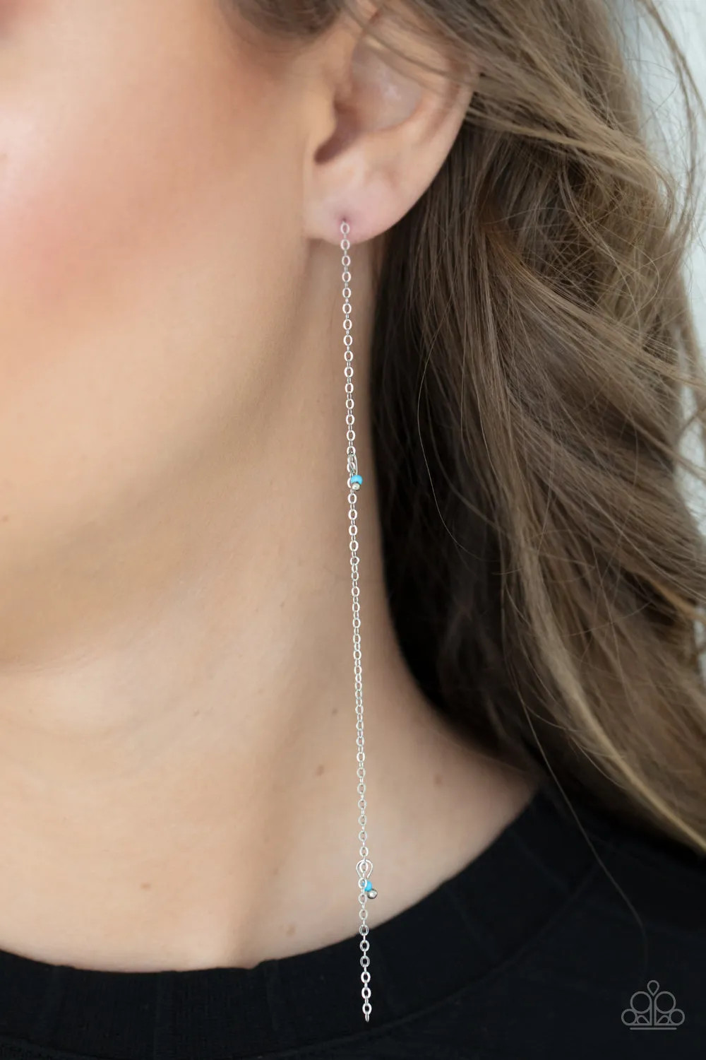 Earrings Dauntlessly Dainty - Blue E2294