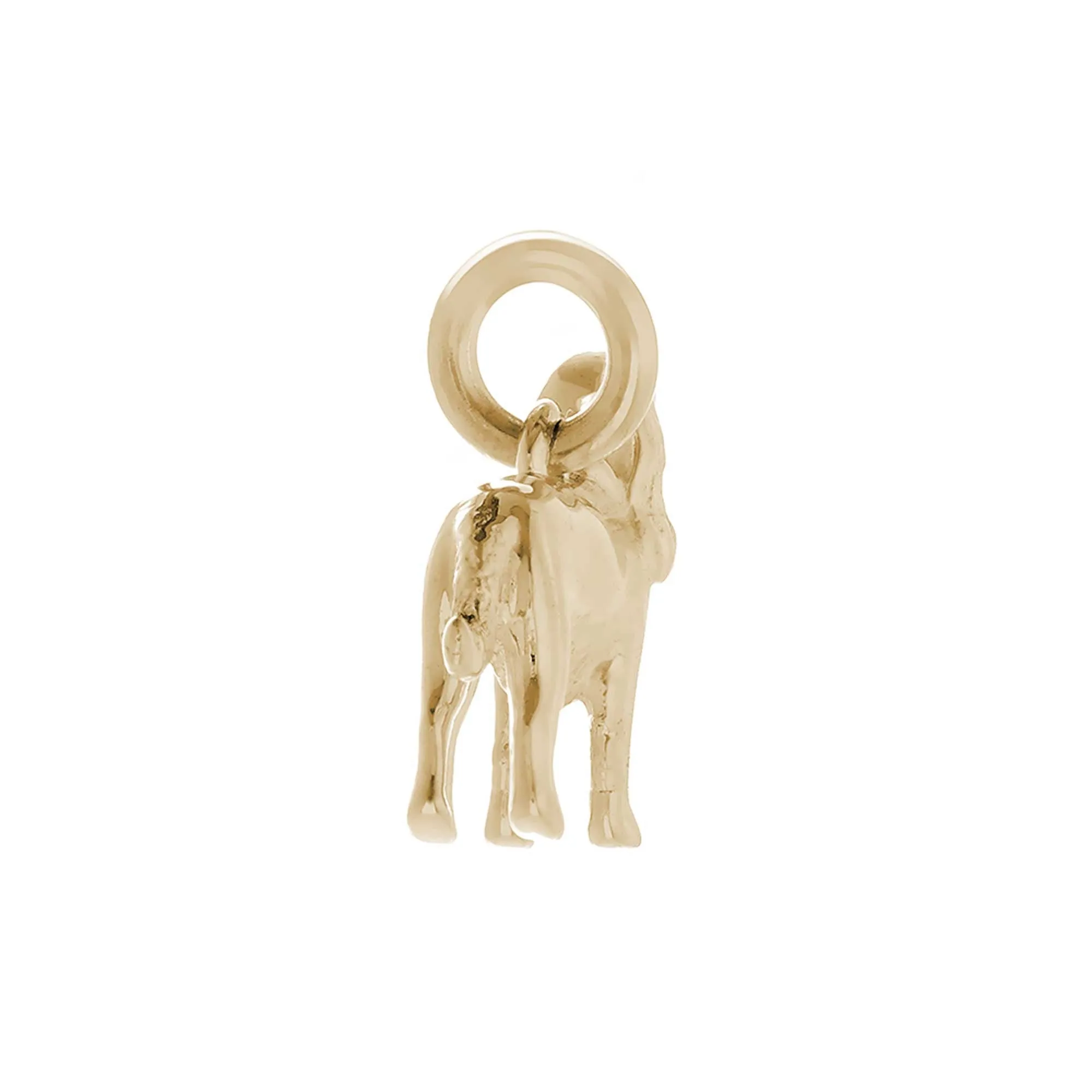 English Cocker Spaniel Solid Gold Dog Charm