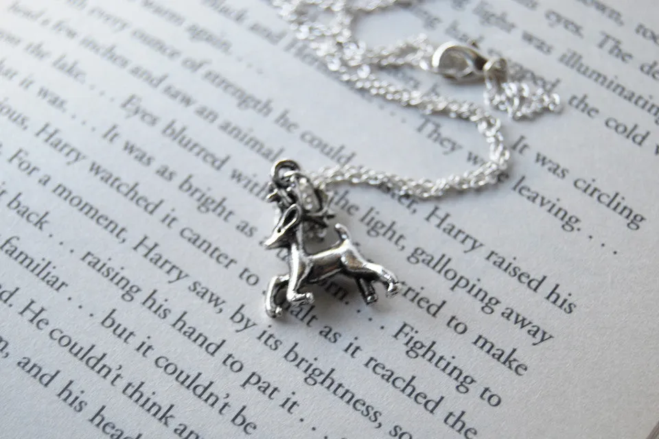 Expecto Patronum! | Harry Potter Necklace | Stag Patronus Charm Necklace