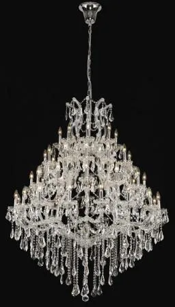 Extra Large Multi-tiered Candle Light  Crystal Chandelier for Hotel/Restaurant