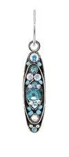 Firefly Jewelry Sparkle Long Oval Earring- E185-ICE