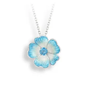 Flower Necklace, Sterling