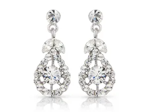 Freya Crystal Drop Earrings