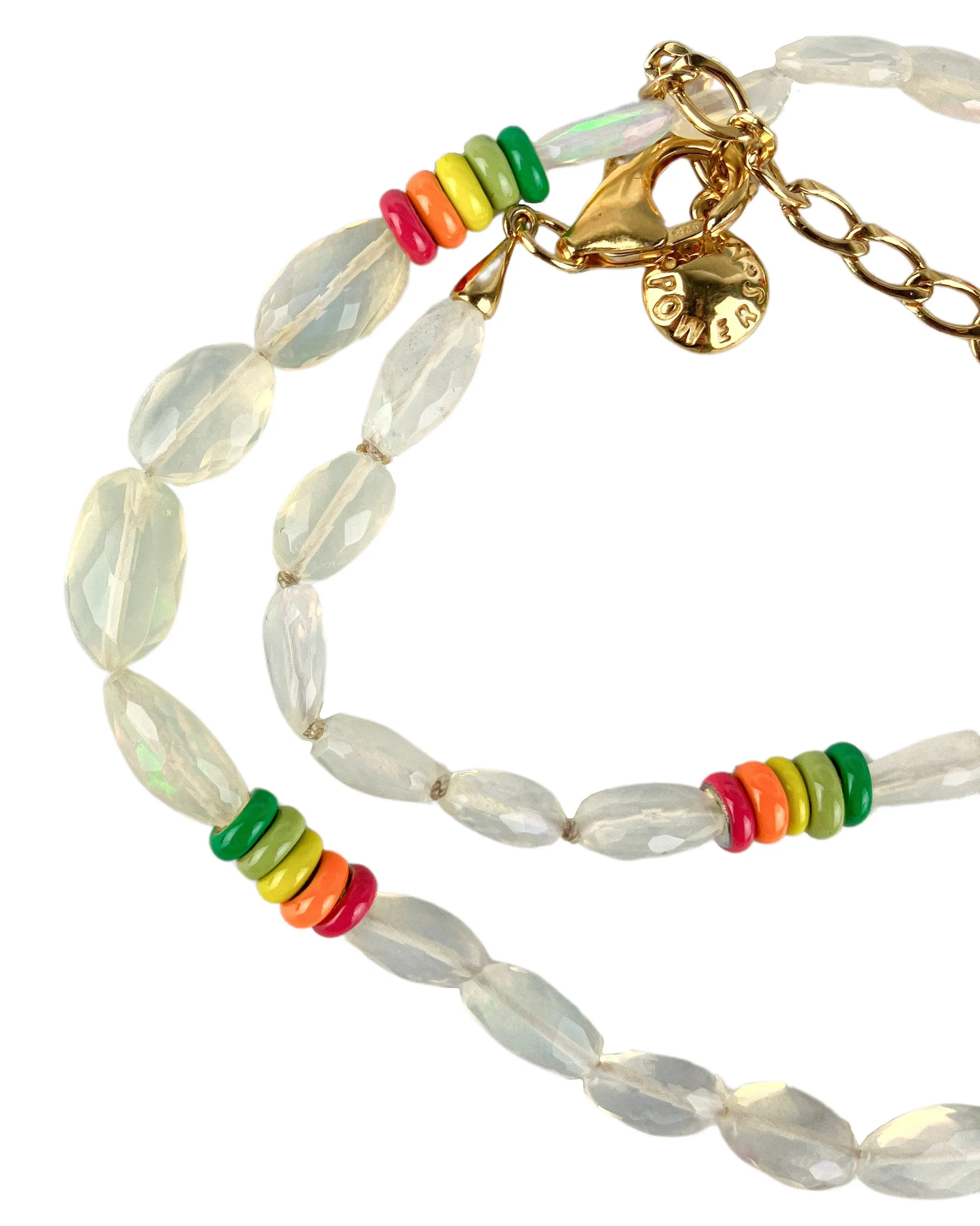 Fry Powers Opal Collar Necklace in Sunrise Multi