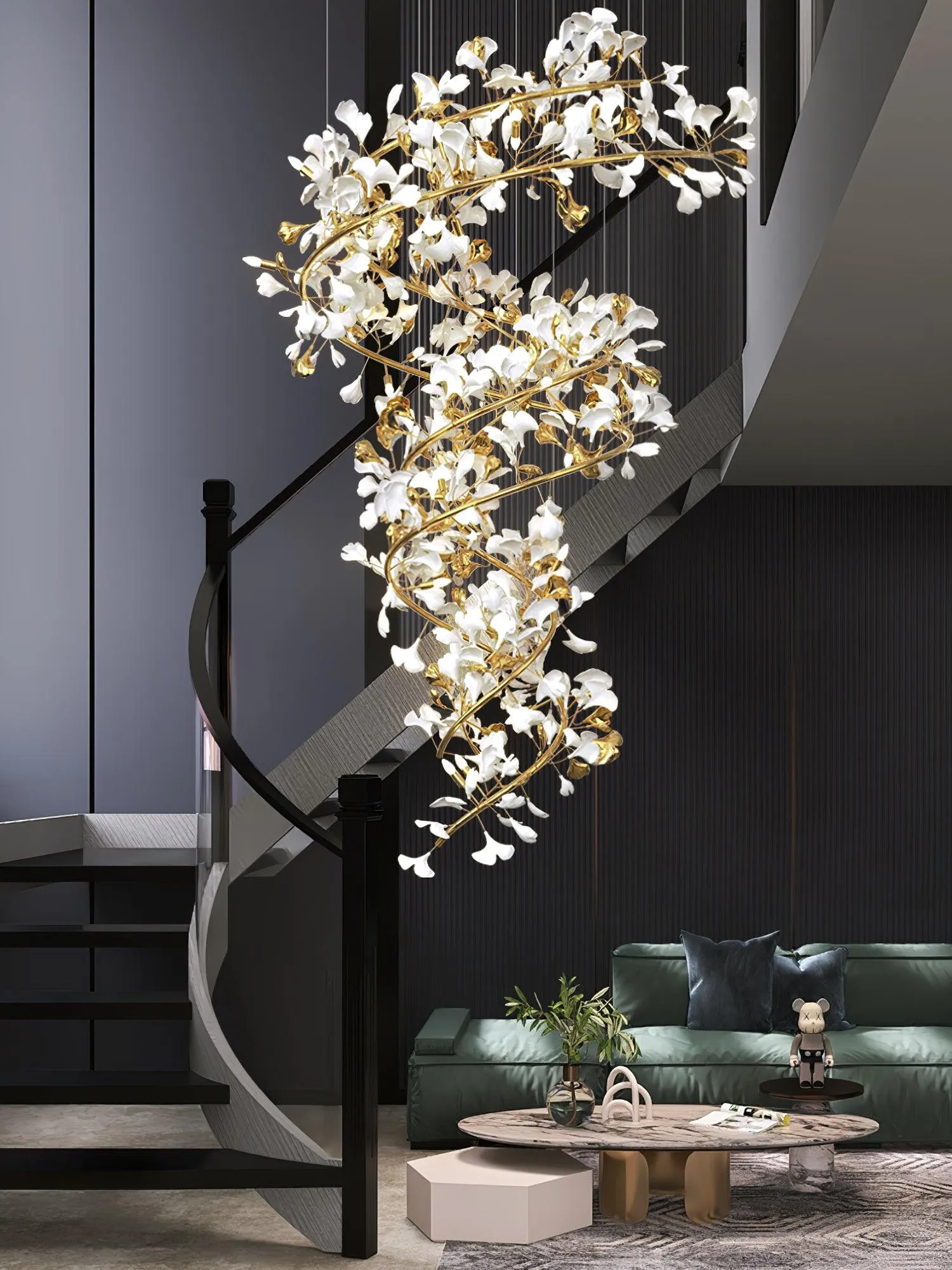 Gingko Chandelier Q Style