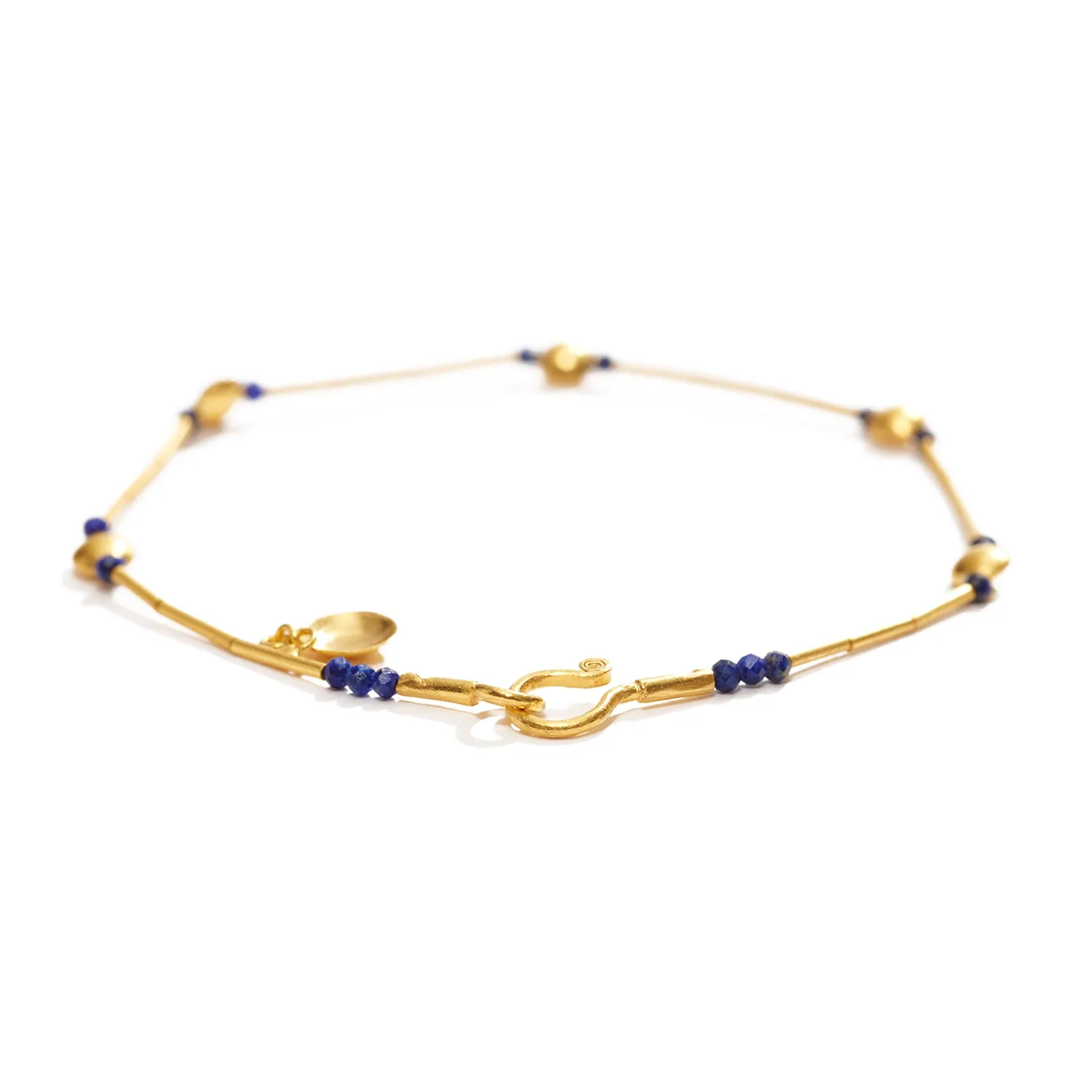 Gold and Lapis Bracelet