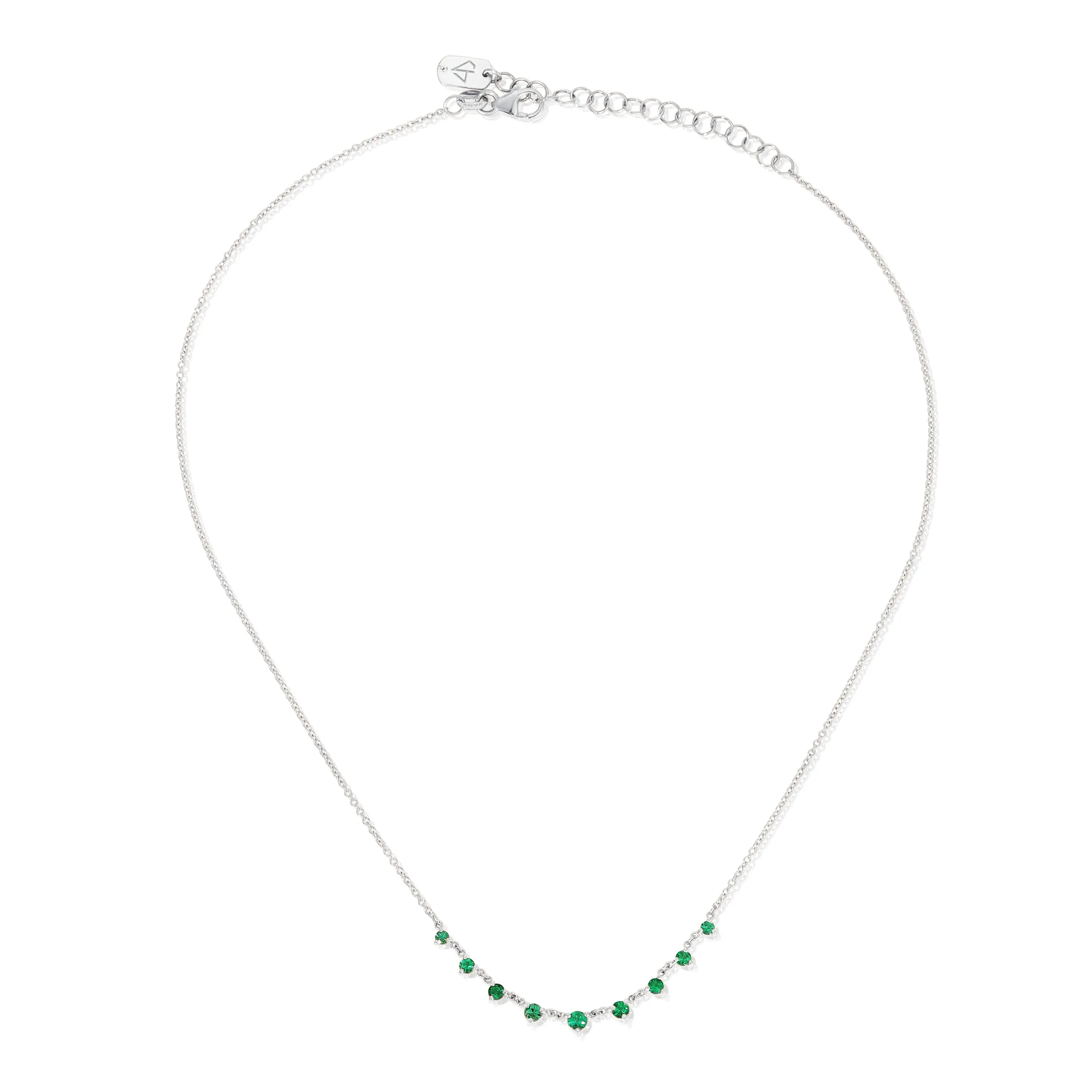 Green Emerald Mini Starstruck Necklace