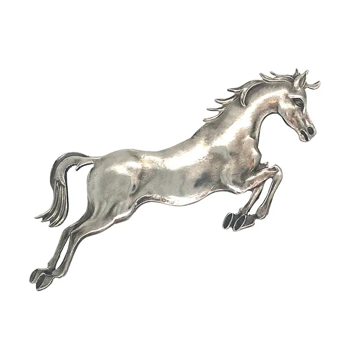 Jumping Horse Brooch