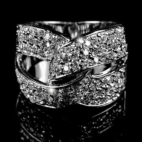 Kelly Pave CZ Knot Ring | 5ct