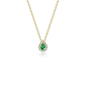 Lafonn Classic Emerald Necklace N0325CEG18