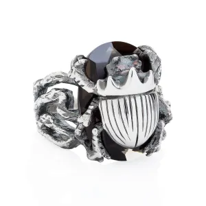 Little Scarab Cocktail Ring by Yasmin Everley