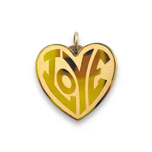 Love Heart Matte Pendant