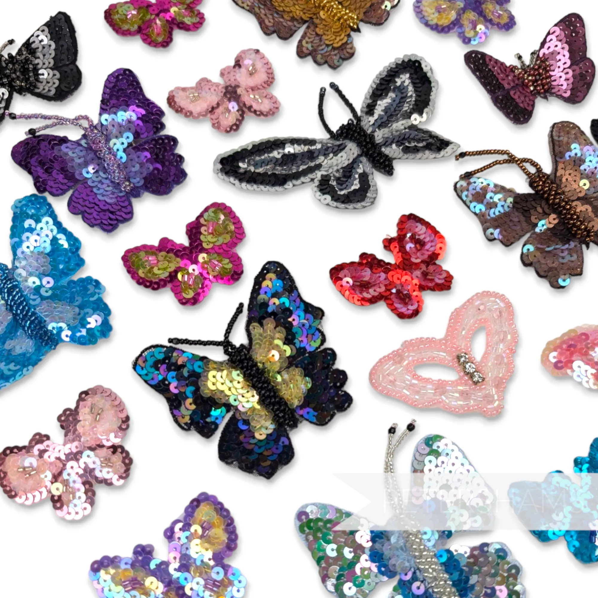 Lucky Dip Mega Assorted Sequin Butterfly Motifs - Pack of 20