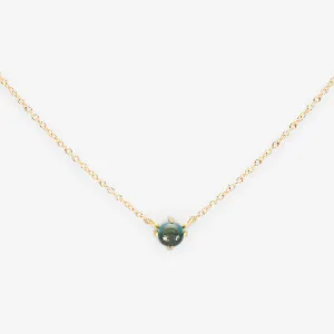 N5804BT | London Blue Topaz Wisp Necklace