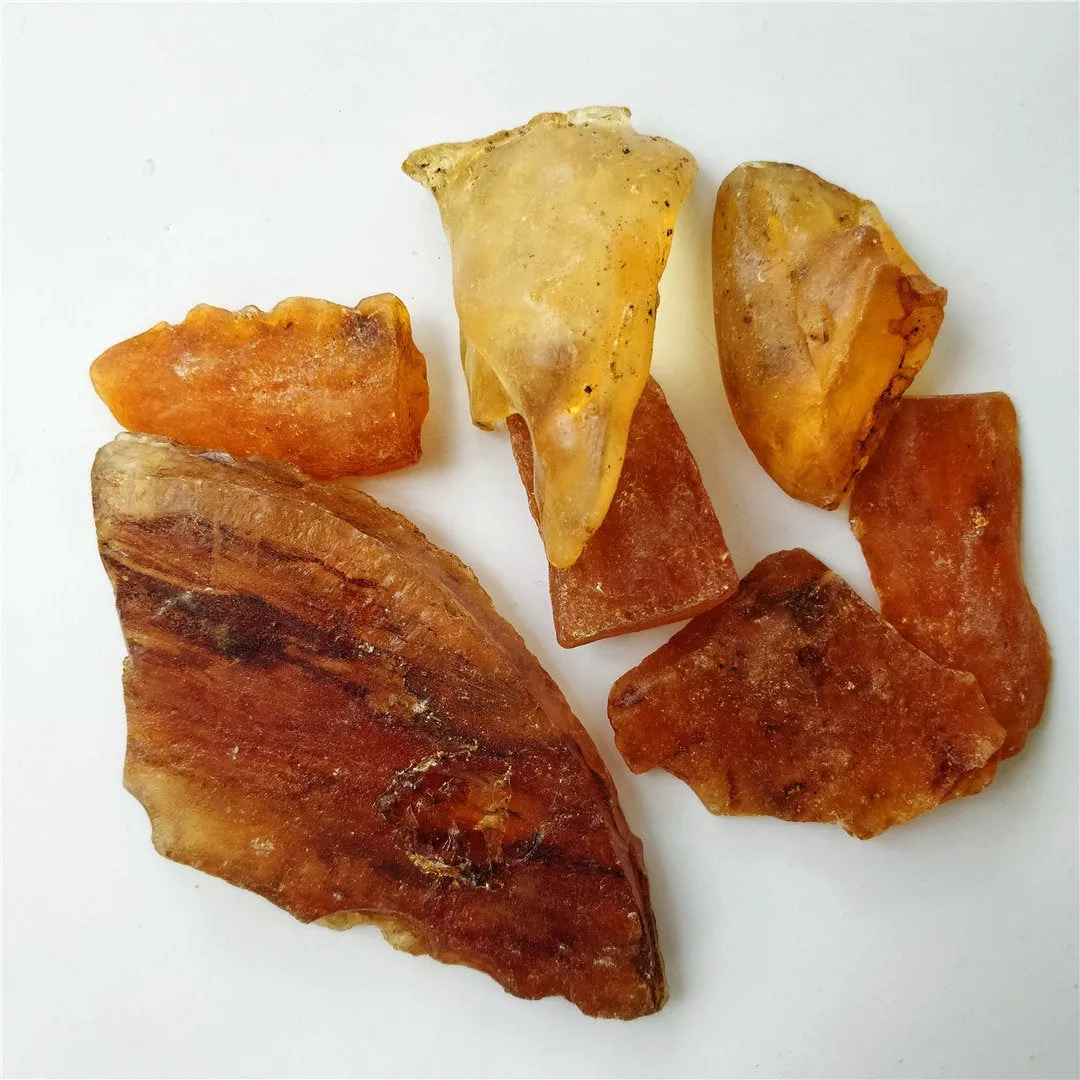 Natural Baltic Amber Rough Raw Stone - 50 g - 200 g - Crafters Collectors Loose Gemstone Gem - Jewelry Making - Healing - Unpolished Crystal