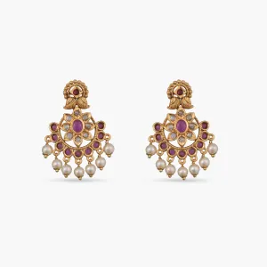 Neetu Antique Chandbali Earrings