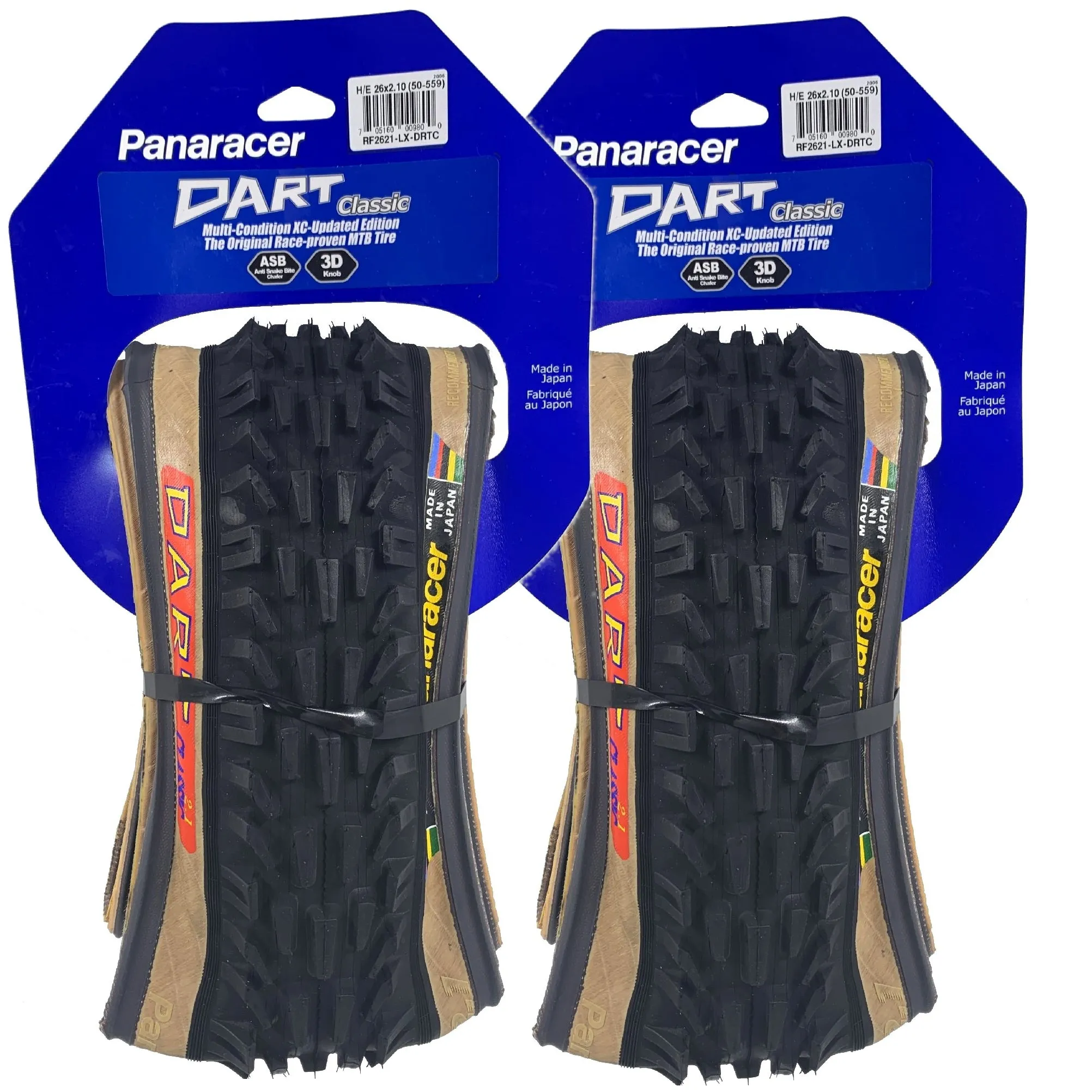 Panaracer 26x2.10 Dart Front / Rear Smoke Folding Mountain Bike Tire