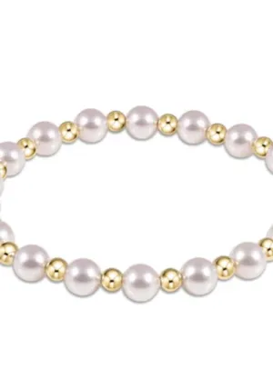 Pearl Sincerity Pattern Bead Bracelet