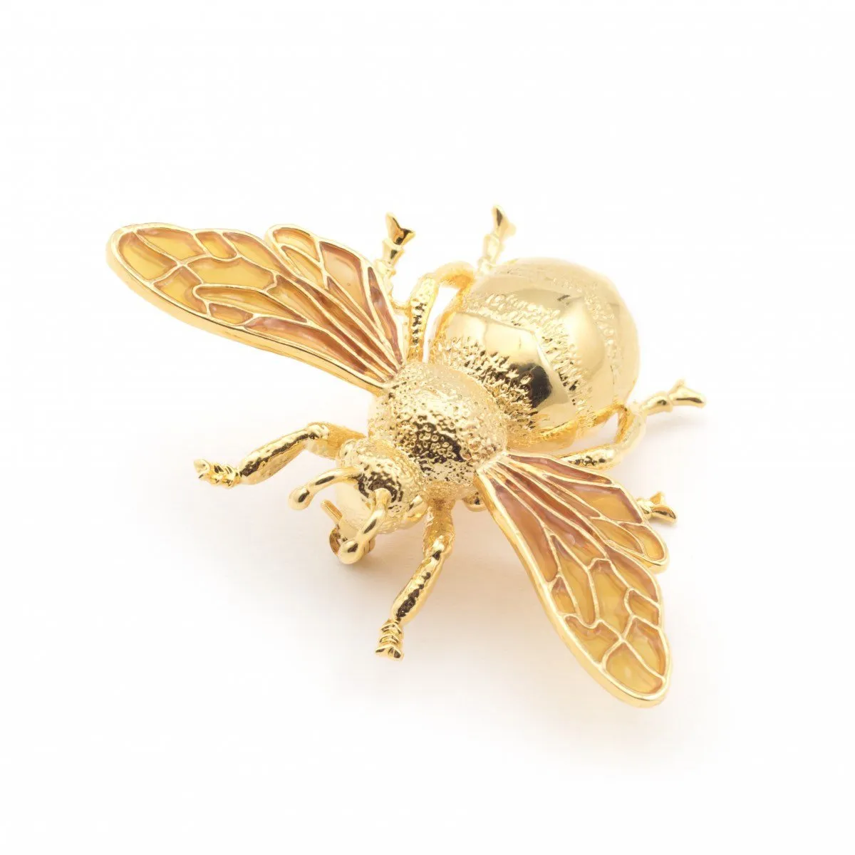 Queen Bee Large brooch Bill Skinner Gold plated