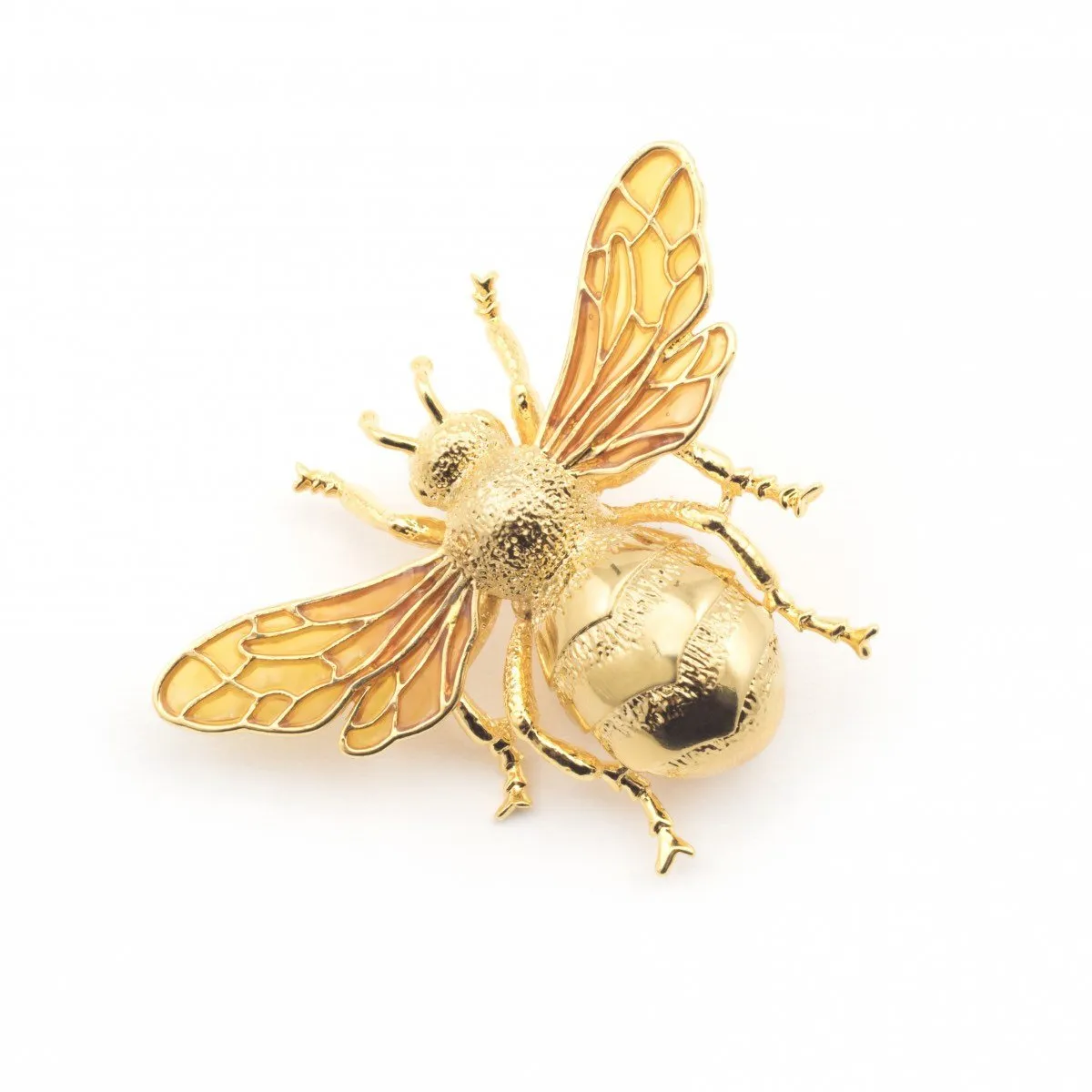 Queen Bee Large brooch Bill Skinner Gold plated