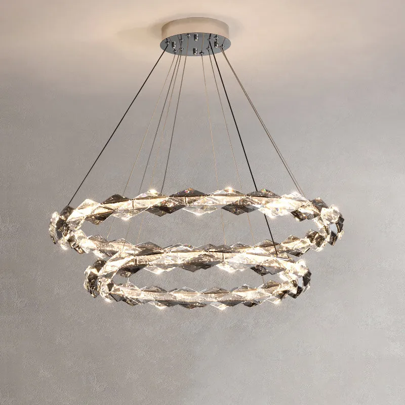 Rhombus Crystal Chandelier