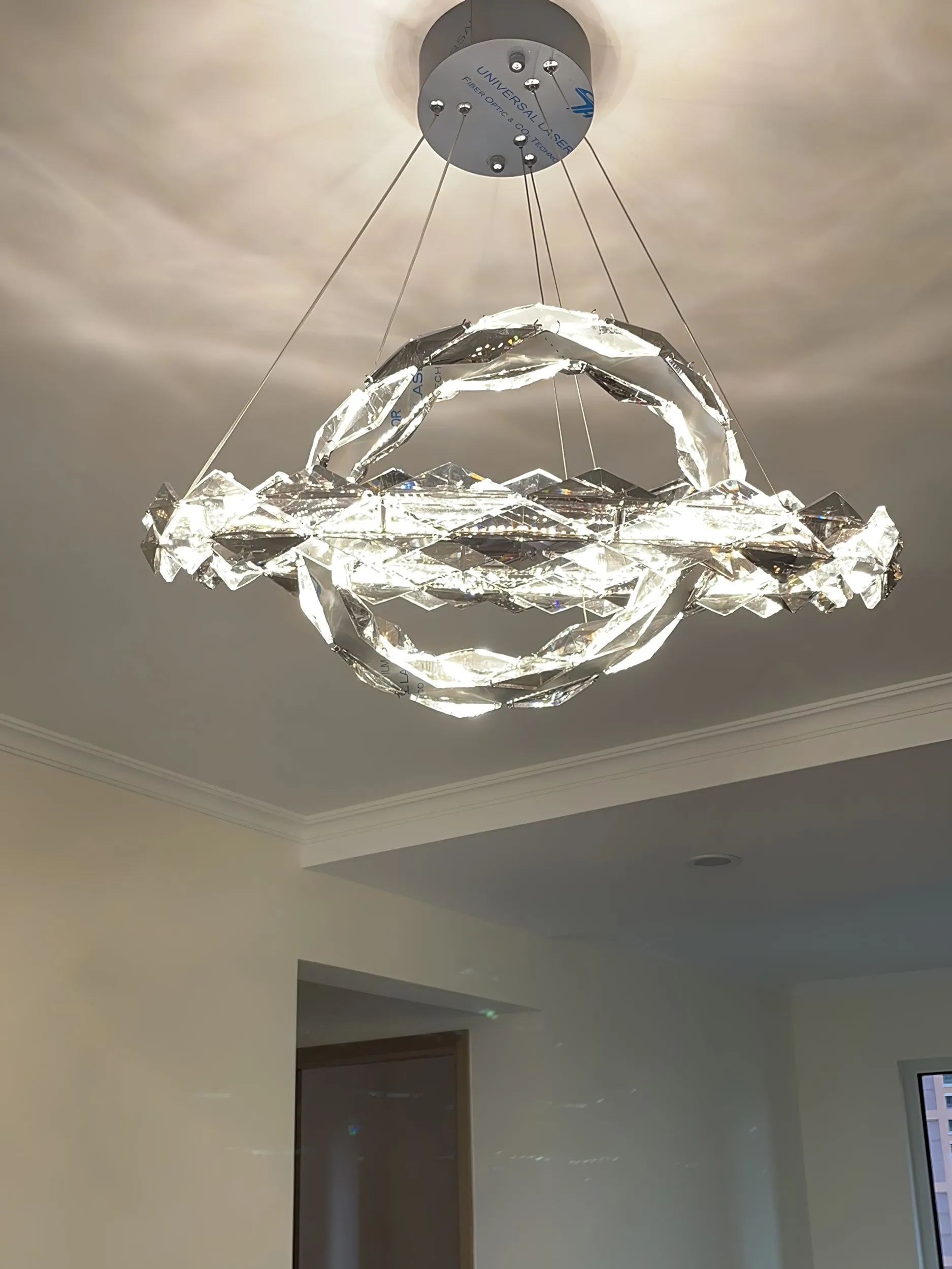 Rhombus Crystal Chandelier