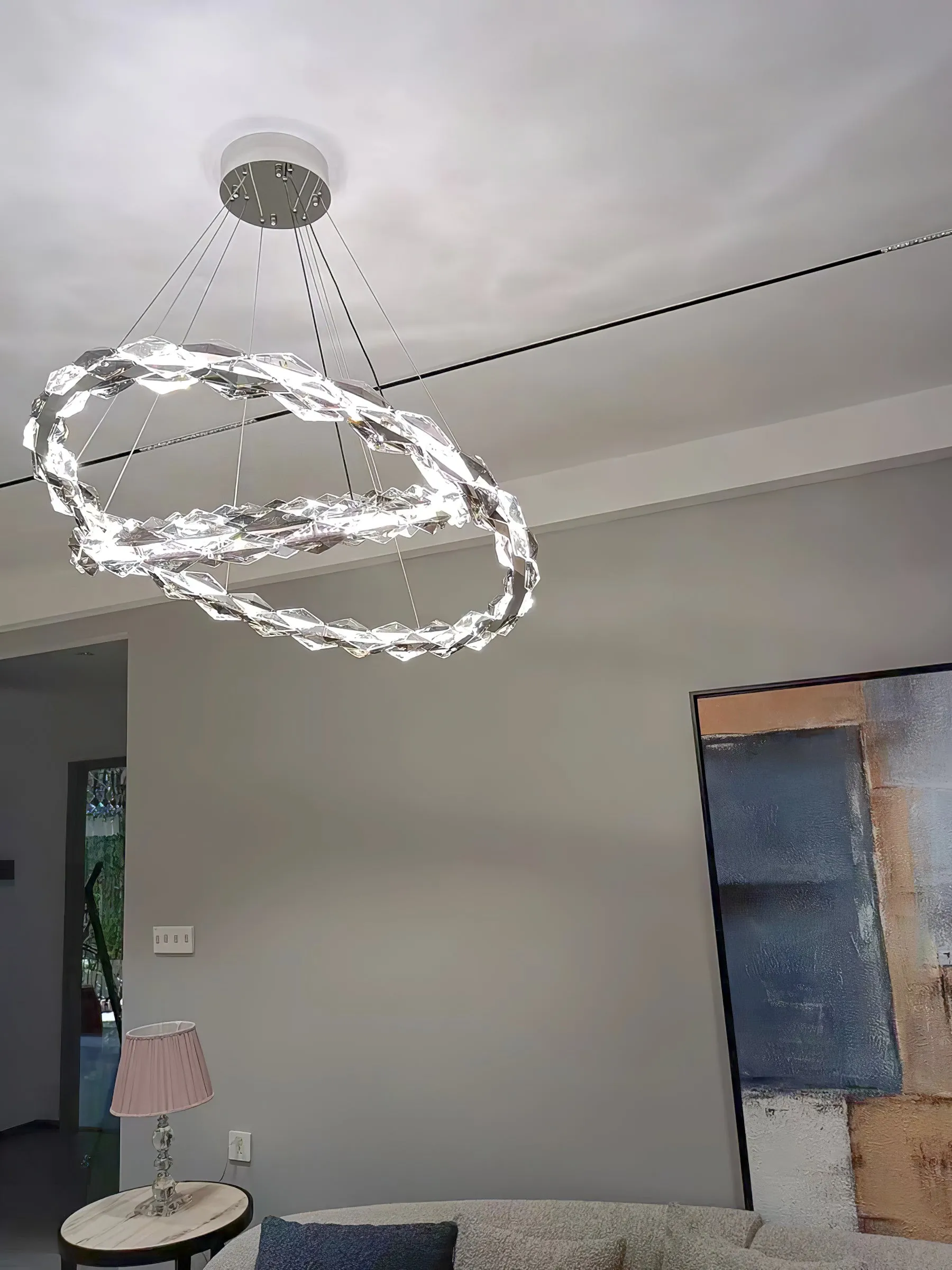 Rhombus Crystal Chandelier